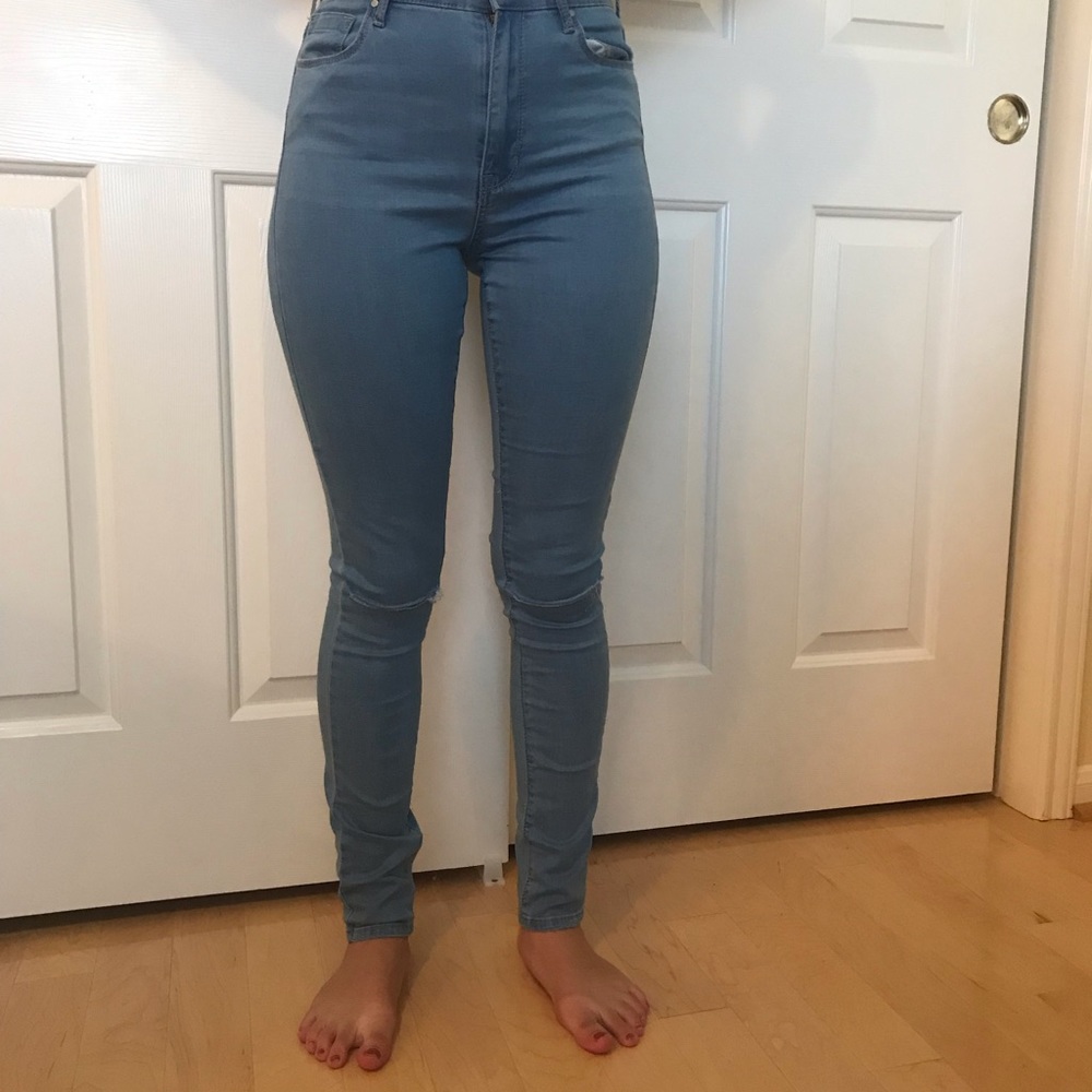 Bullhead Super High Rise Skinniest Denim